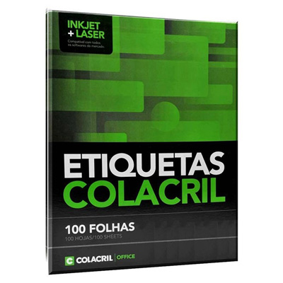  ETIQUETA - 6182 33X101 C/100FL COLACRIL C182 