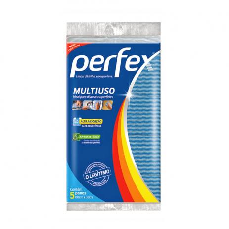  PANO MULTIUSO PERFEX ANTIBACTERIA 60X33 C/5UN 